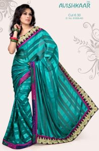 Printed Satin Sarees