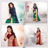 Ambar- Designer Beautiful Heavy Stylish Georgette Saree