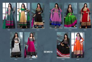 Semi Loan Anarkali Suit