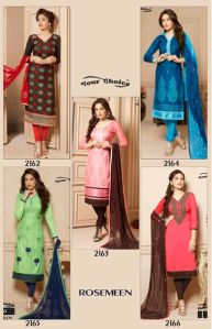 Rosemeen- Designer Fancy Georgette with Embroidry Work Salawar Suit