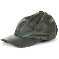 Walletsnbags Leather Black Cap