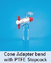 PTFE Stopcock Cone Bend Adapter