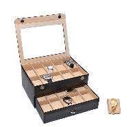 Essart PU Leather watch box 10020-Black