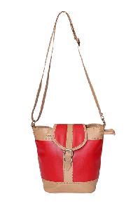 Essart PU Leather Women Sling Bag-71174Red