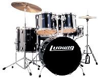 LUDWIG ACCENT DRIVE- 5 Pc Complete Drum Set