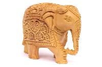 Wooden Elephant Statue