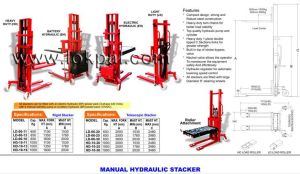 Manual Hydraulic Stacker