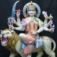 Marble Durga Statues