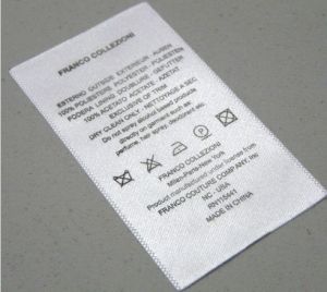 Wash Care Label