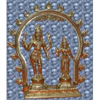 Brass Shiva Shakti Statue