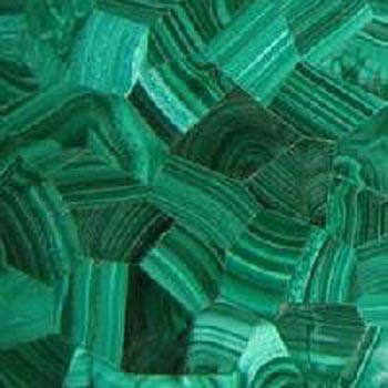 malachite floor tiles