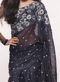 embroidered tinsel sarees