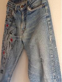 embroidered girls jeans