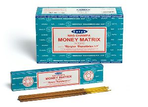 Satya Money Matrix Incense Sticks 180 Grams Box