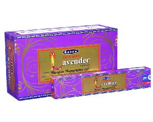 Satya Natural Lavender Incense Sticks 180 Grams Box