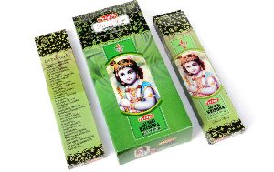 Tridev Jai Shri Krishna Incense Sticks 120 Grams Box