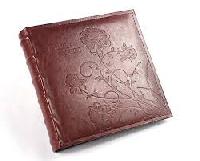 leather embossed albums