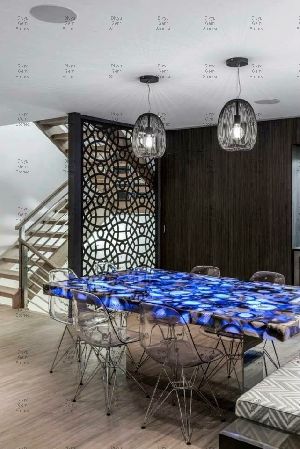 Blue Agate Dining Table Top