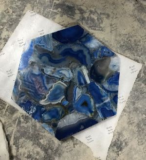 Blue Agate Table Top