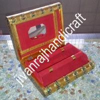 Golden Meenakari Bangle Boxes