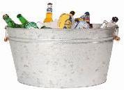 galvanized beer buckets