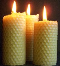 natural beeswax candles