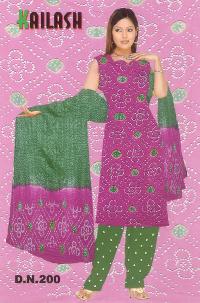 Cotton Bandhej Salwar Suit