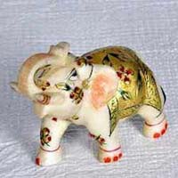 Marble Elephant Statue
