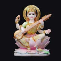 Marble Saraswati Statue