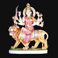 Marble Durga Statue 13