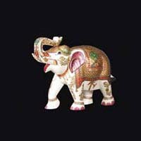 Marble Elephant Statue 05