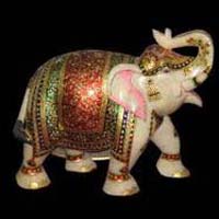 Marble Elephant Statue 10