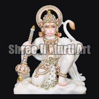 Marble Hanuman Statue 01
