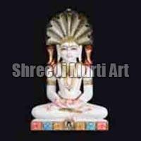 Marble Jain Statue 01