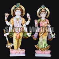 Marble Laxmi Narayan Statue 03