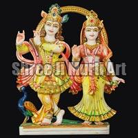 Marble Radha Krishna Statue 05
