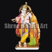 Marble Radha Krishna Statue 09