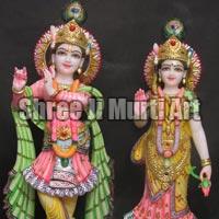 Marble Radha Krishna Statue 11