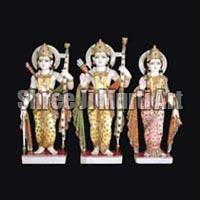 Marble Ram Darbar Statue 01