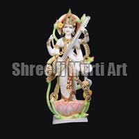 Marble Saraswati Statue 02