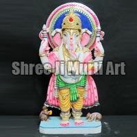 White Marble Ganesh Statue 05