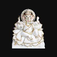 White Marble Ganesh Statue 08