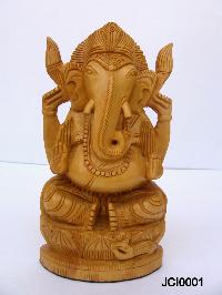 Lord Ganesha - (white Wood)