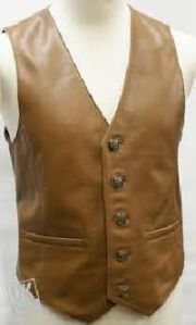 leather waist coats