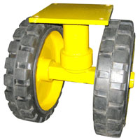 Swivel Caster Wheels with Dual Solid Tyre