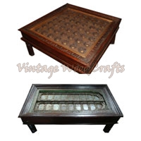 Wooden Old Look Coffee Table