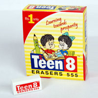 Teen8 Erasers 555 Pk of 20