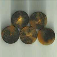 Buffalo Horn Brown Buttons