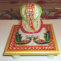 Marble Choki Ganesh