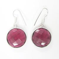 Ruby Gemstone Earrings